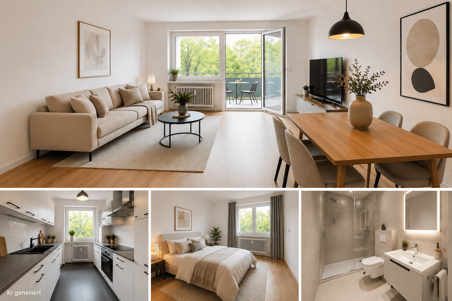 modernisierte 3-Zimmer Wohnung mit Balkon und TG-Stellplatz in Köln-Weiden