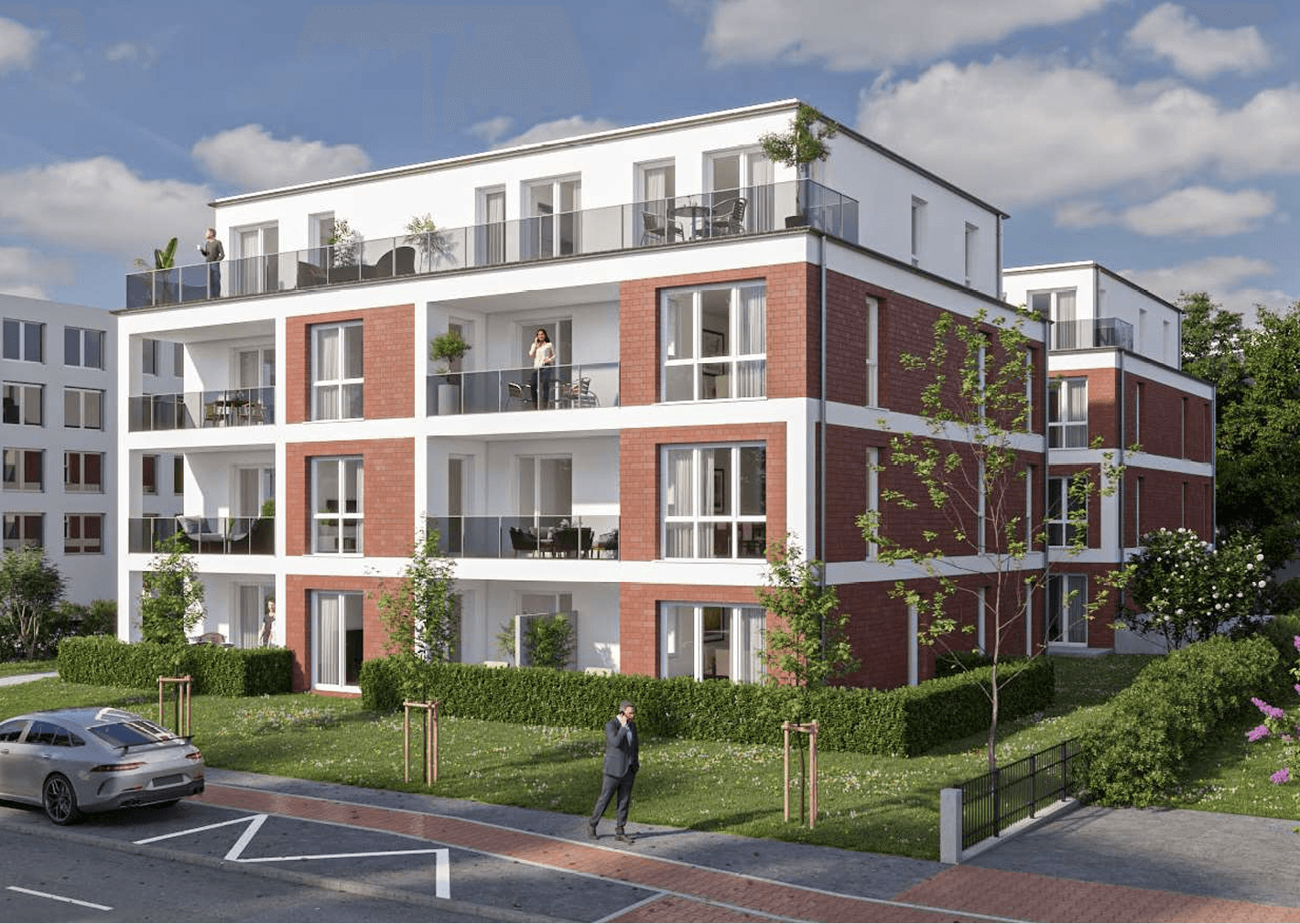 22 exklusive Neubauwohnungen mit hohem Steuervorteil | Neubau KfW 40, QNG+ mit 10%-AFA für Kapitalanleger